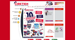 Desktop Screenshot of chretien-materiaux.fr